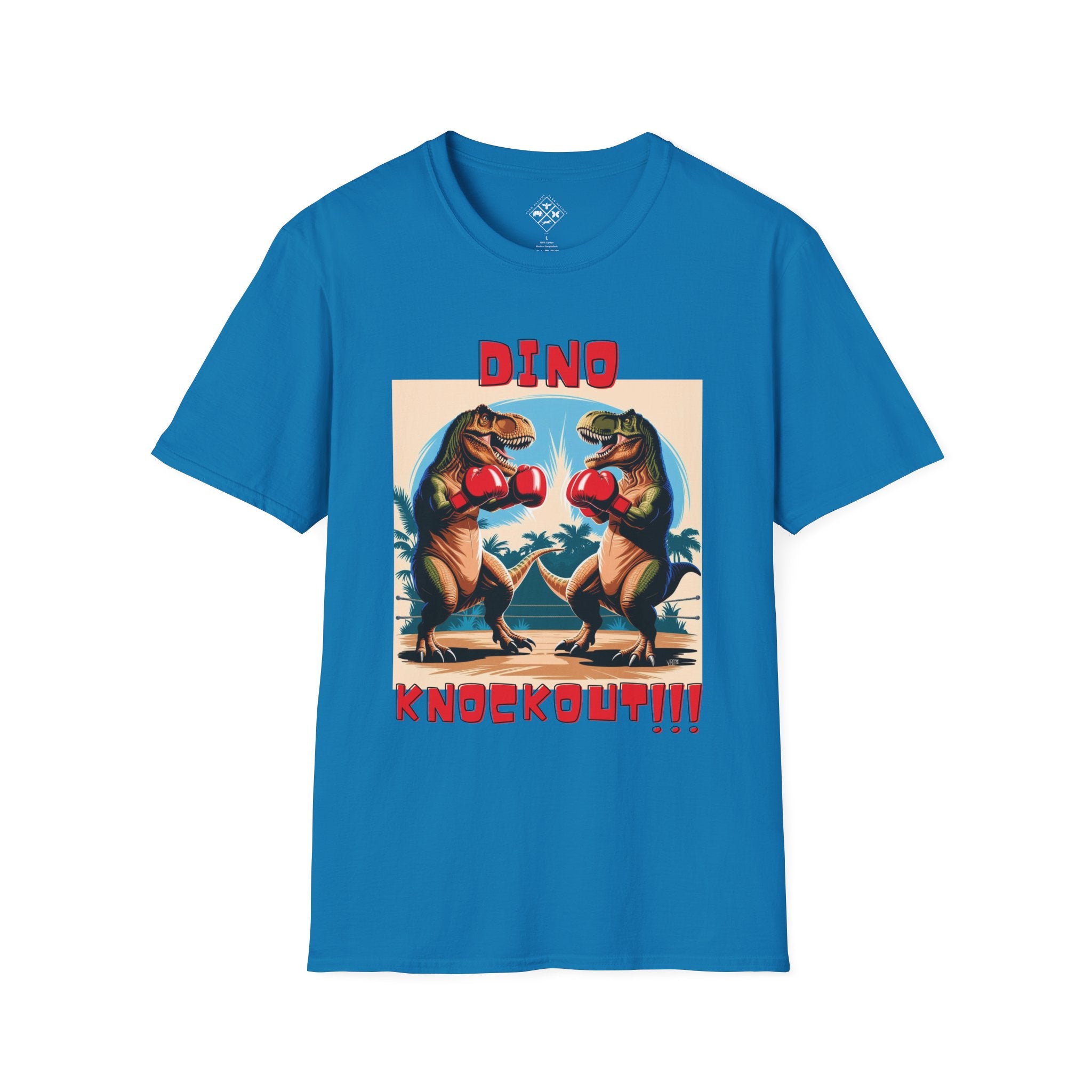 DINO KNOCKOUT!!! Camiseta Softstyle Unisex