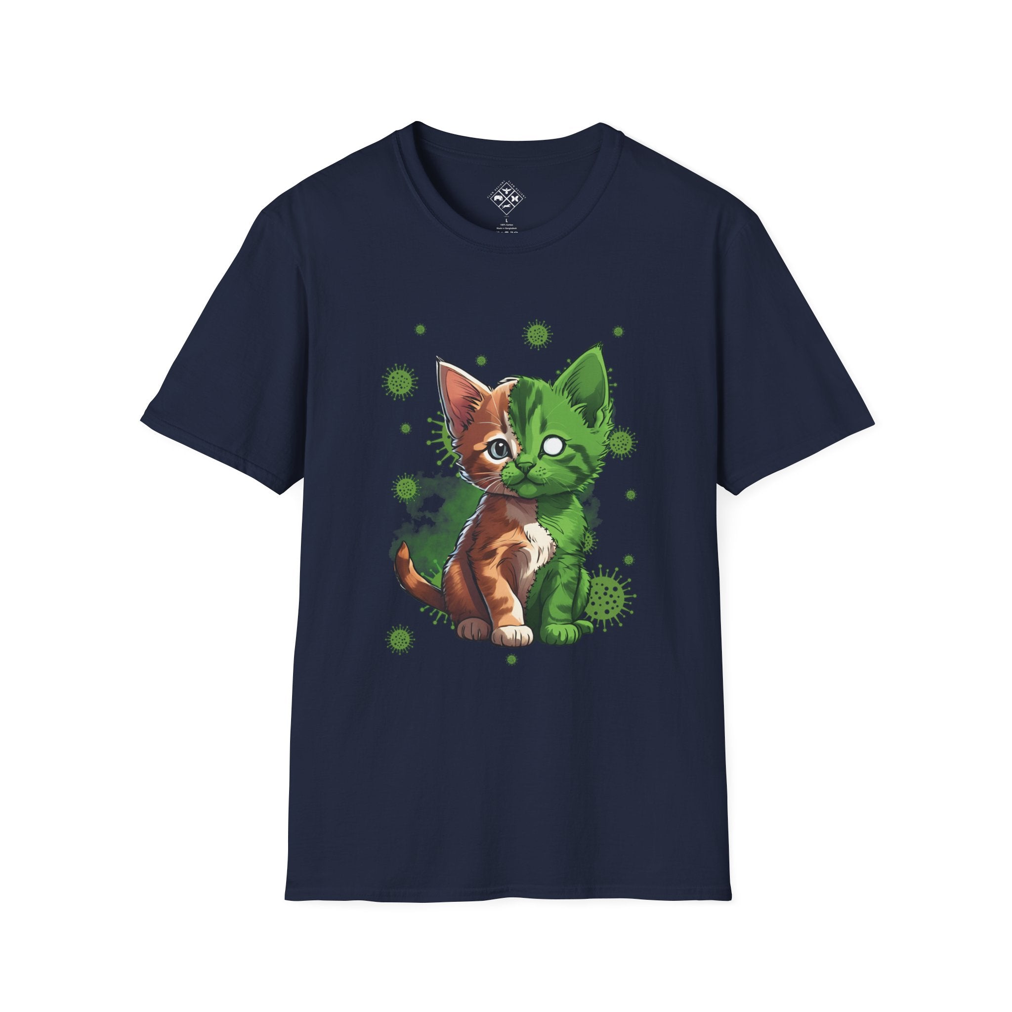 Camiseta de zombi gatito