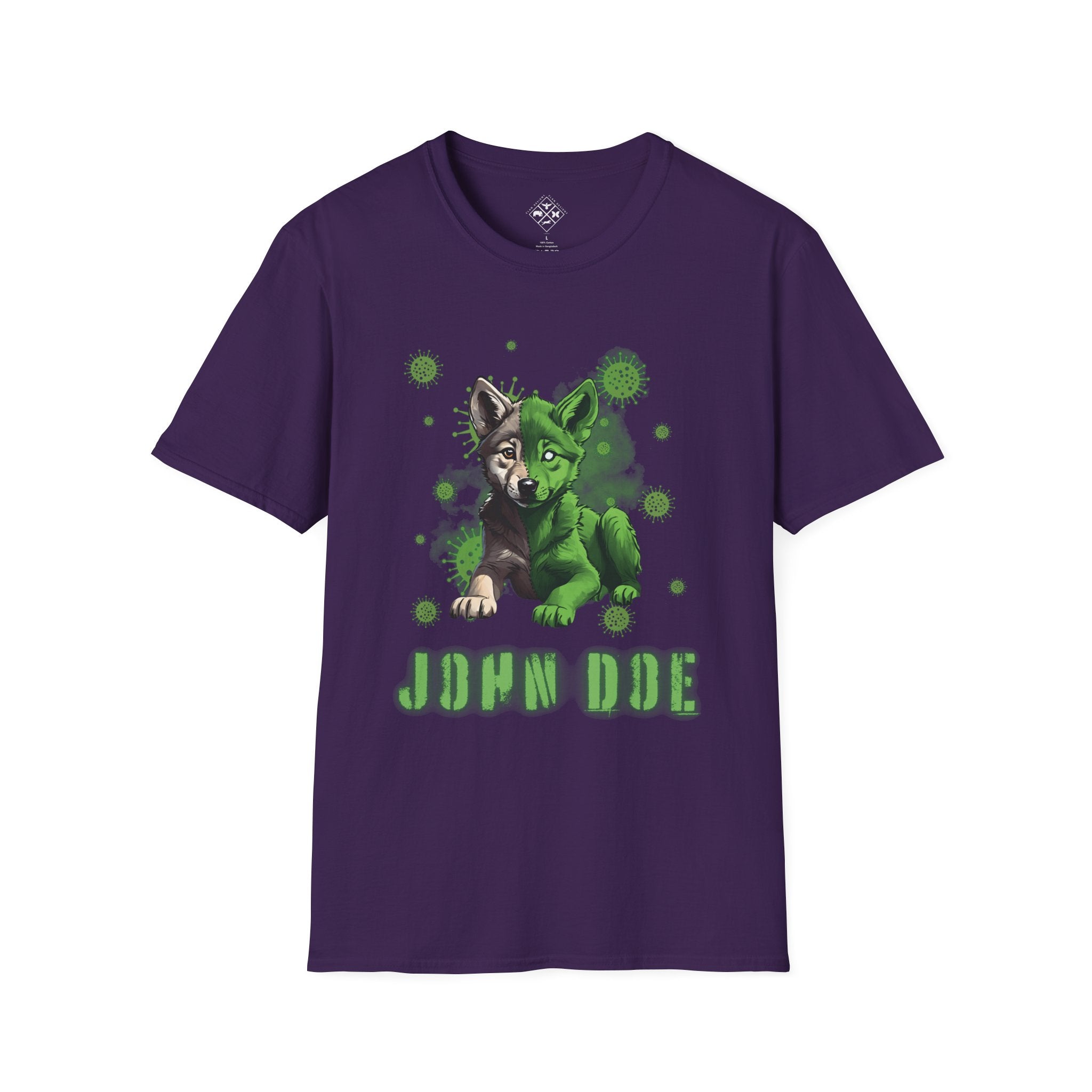 Camiseta personalizada de bebé lobo zombi