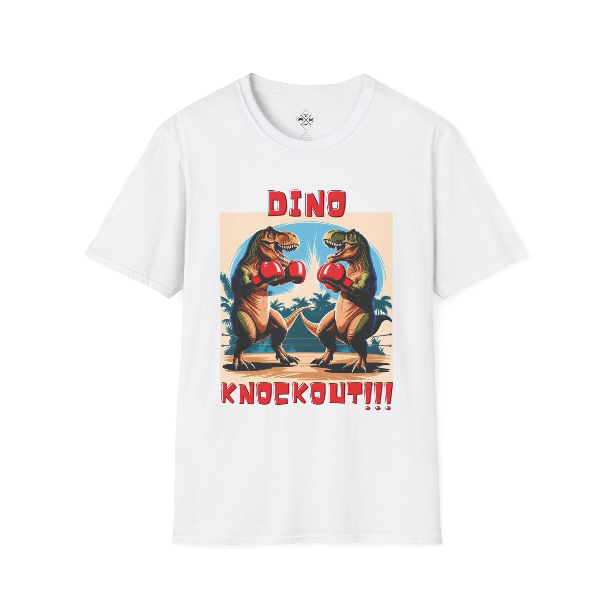 DINO KNOCKOUT!!! Camiseta Softstyle Unisex