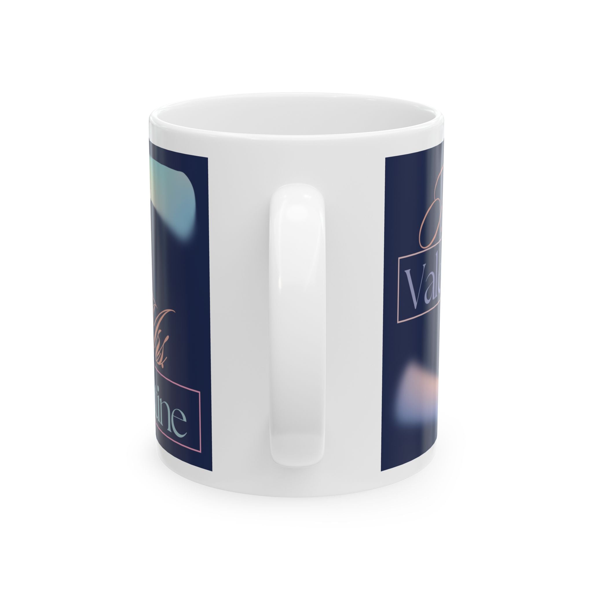 Taza de cerámica personalizada para fotos de boda de 11 oz