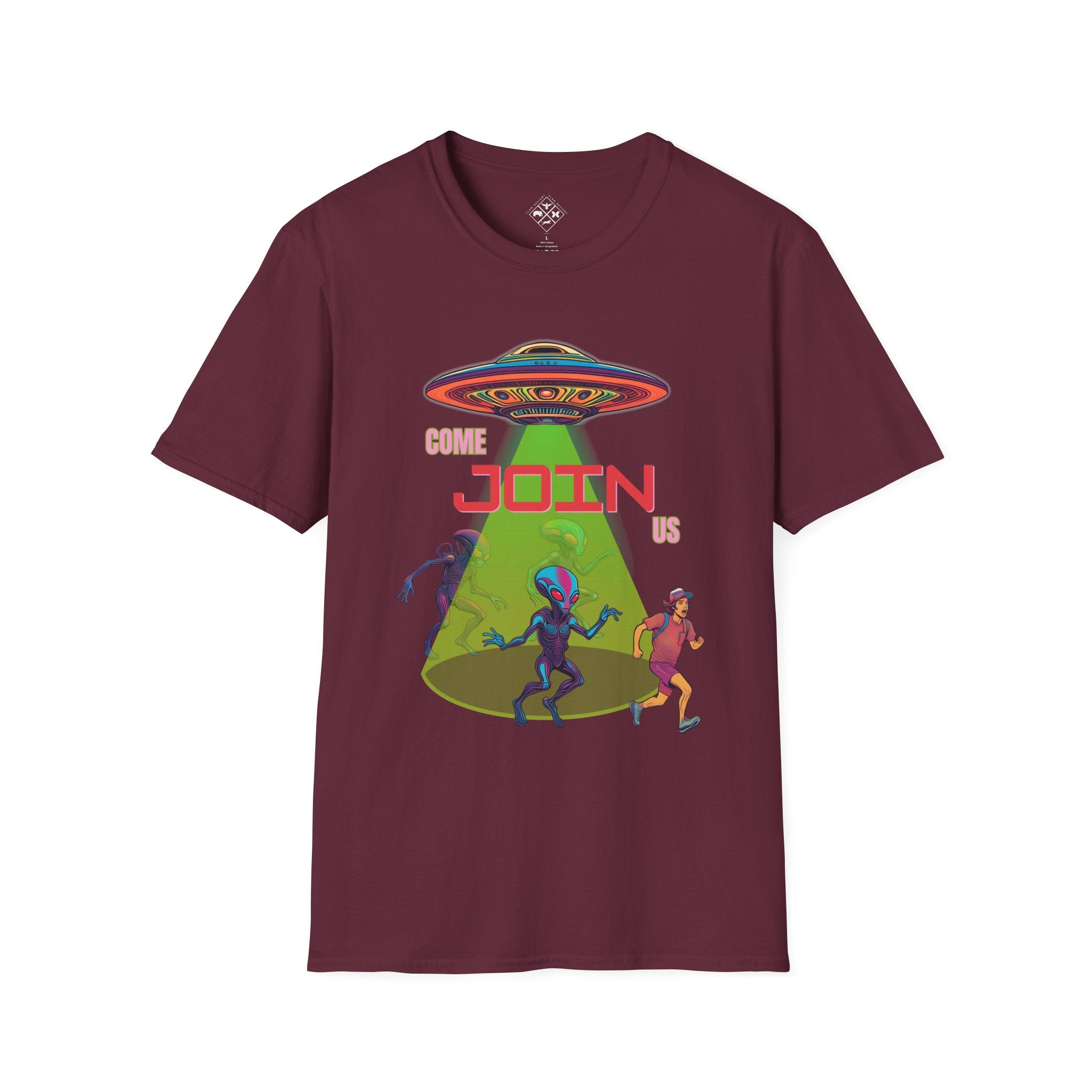 Camiseta Hombre Persiguiendo Alien