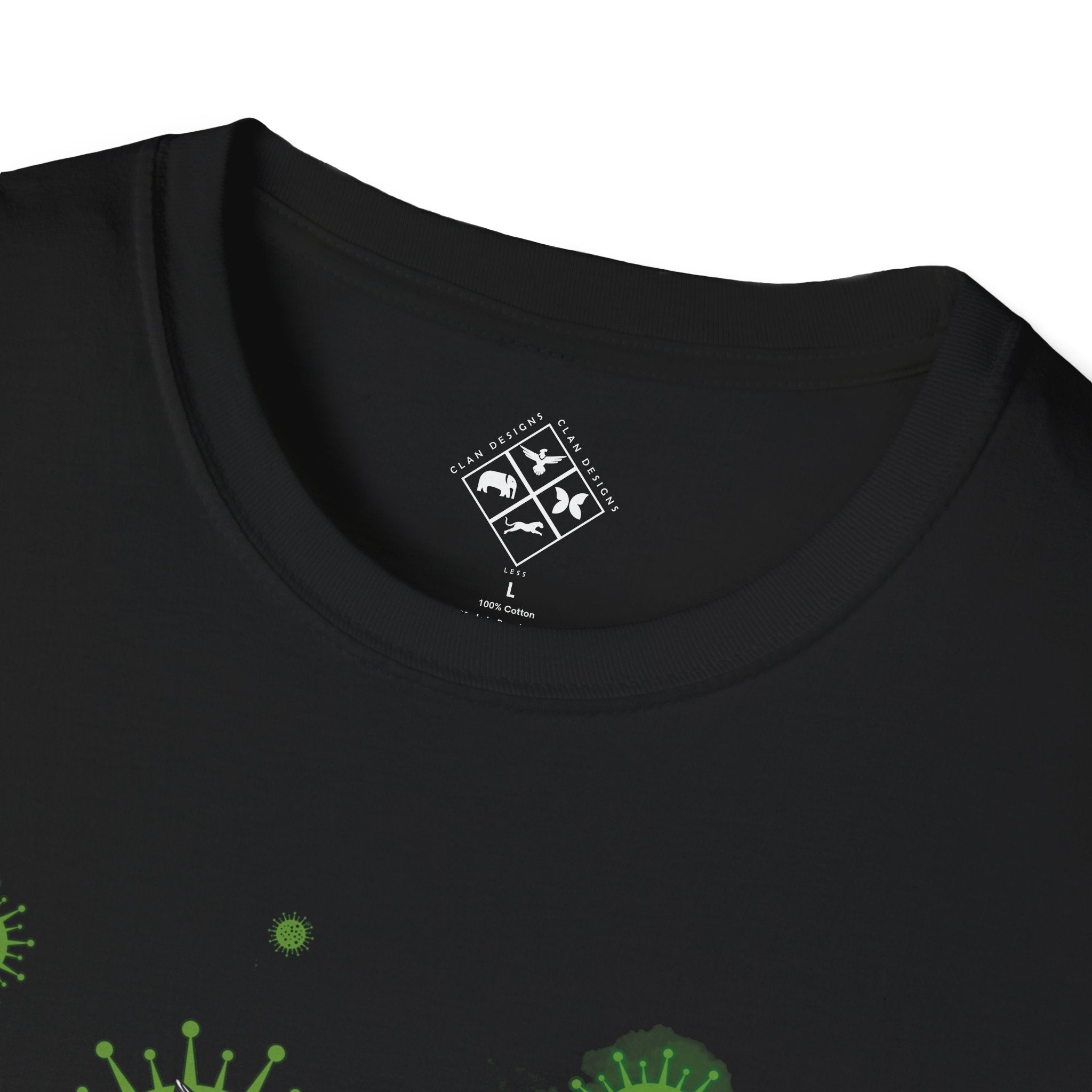 Camiseta personalizada de gatito zombi