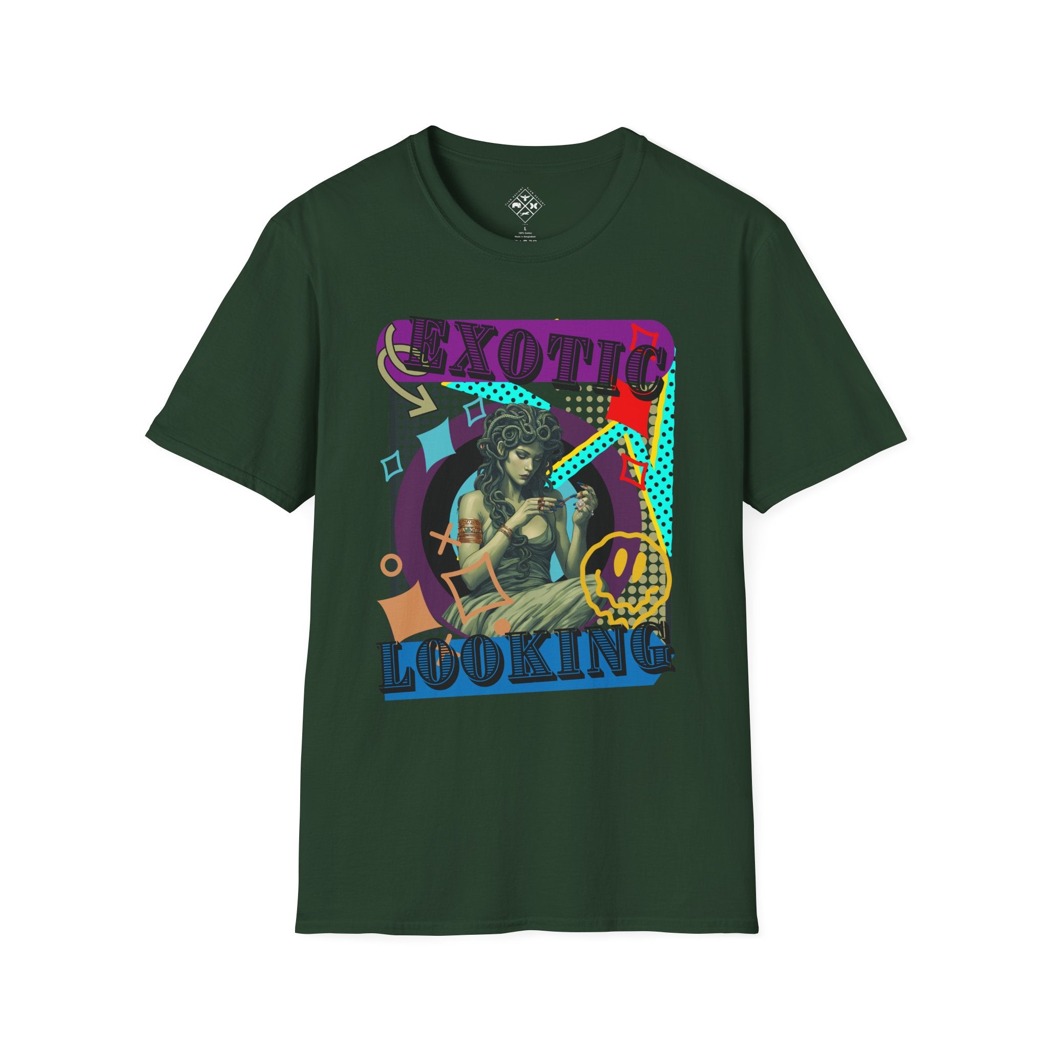 Camiseta suave de Medusa haciéndose las uñas