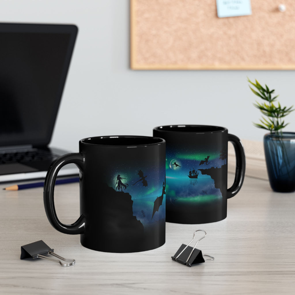Magical Dragon Adventure Mug, Fantasy Mug 11oz
