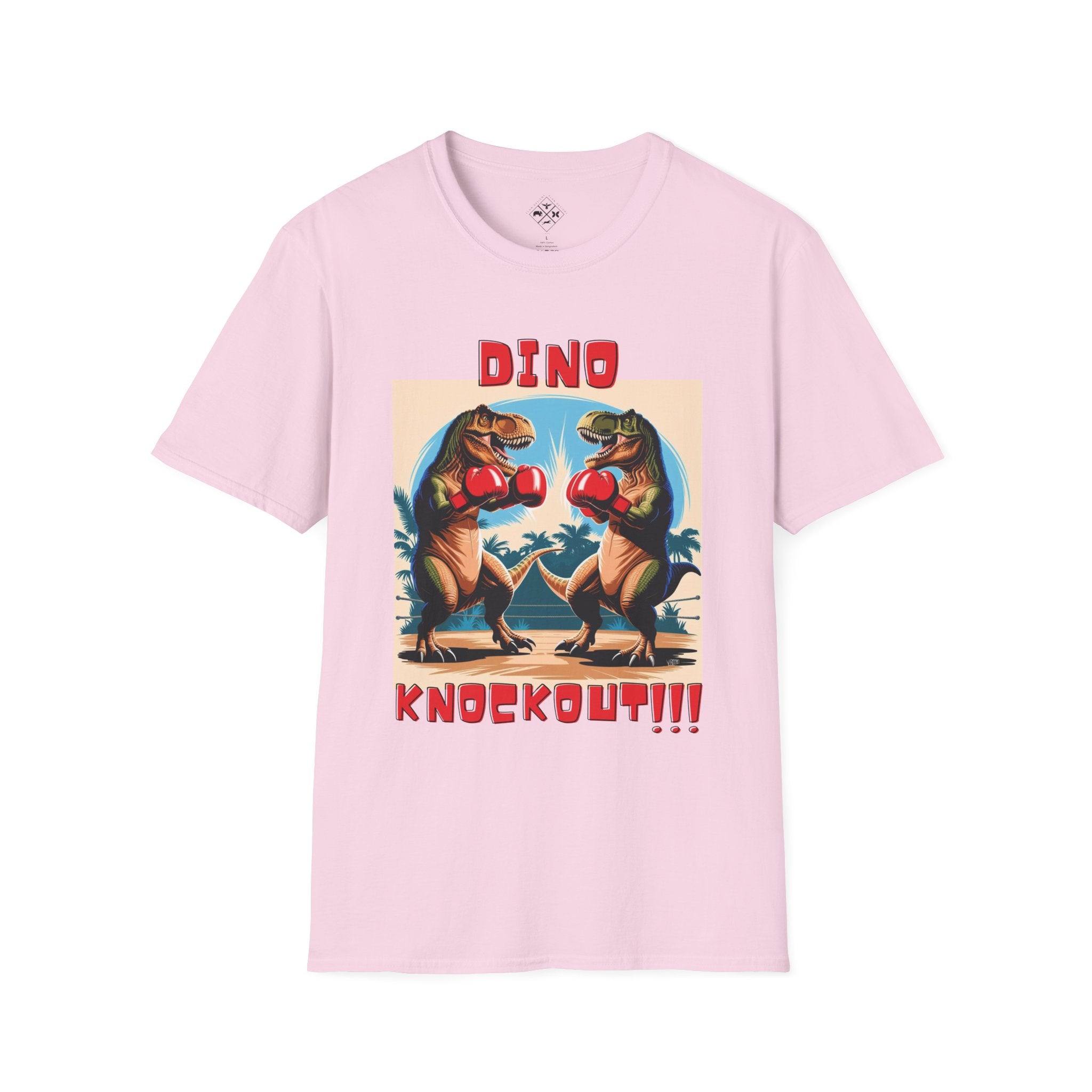 DINO KNOCKOUT!!! Camiseta Softstyle Unisex
