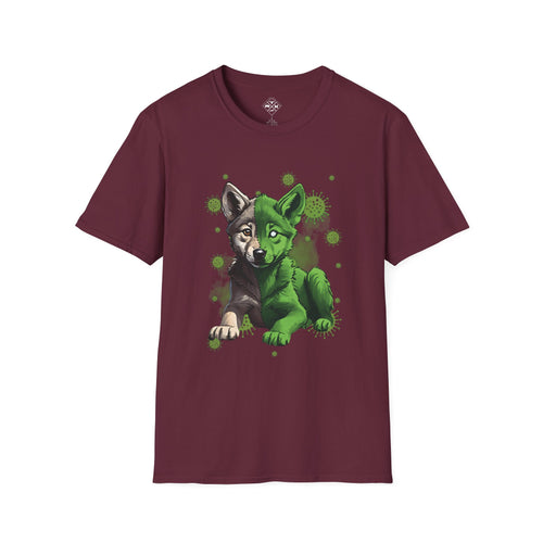 Camiseta de bebé lobo zombi