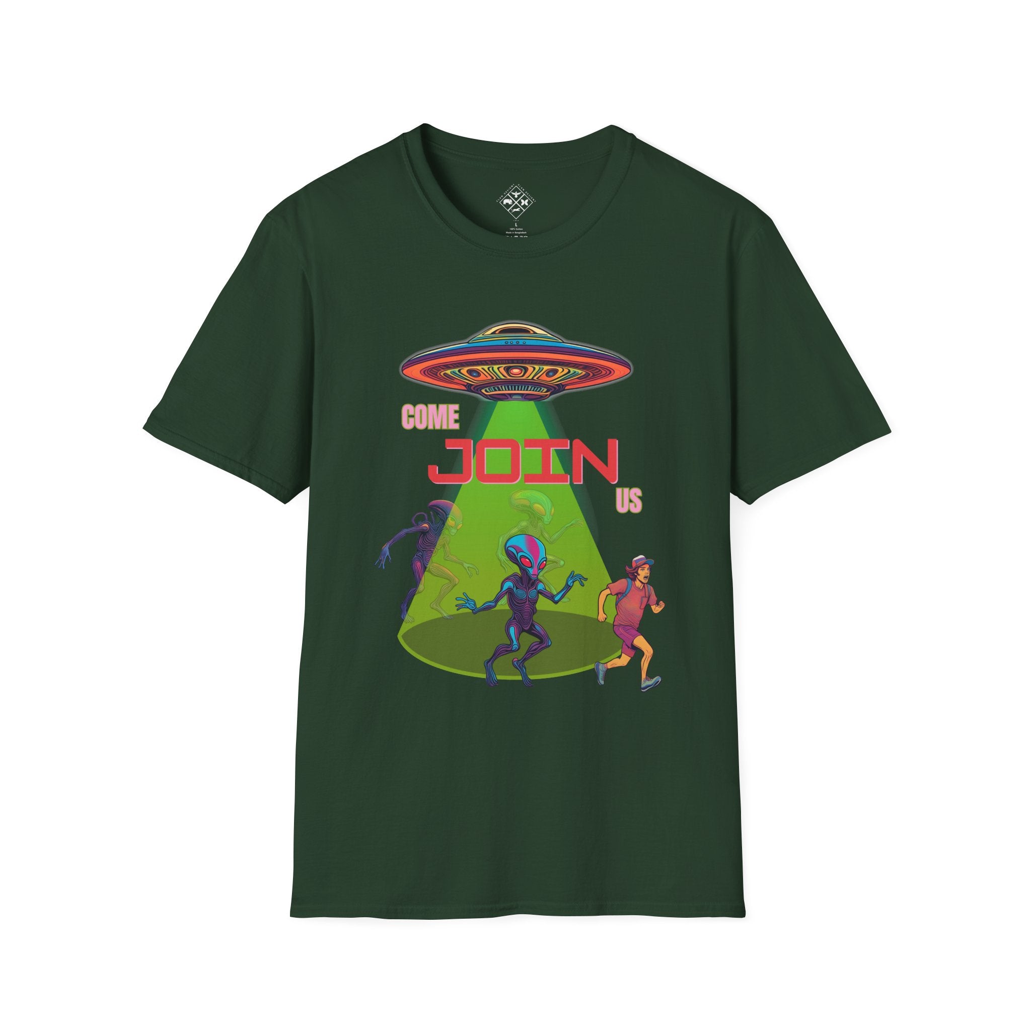Camiseta Hombre Persiguiendo Alien
