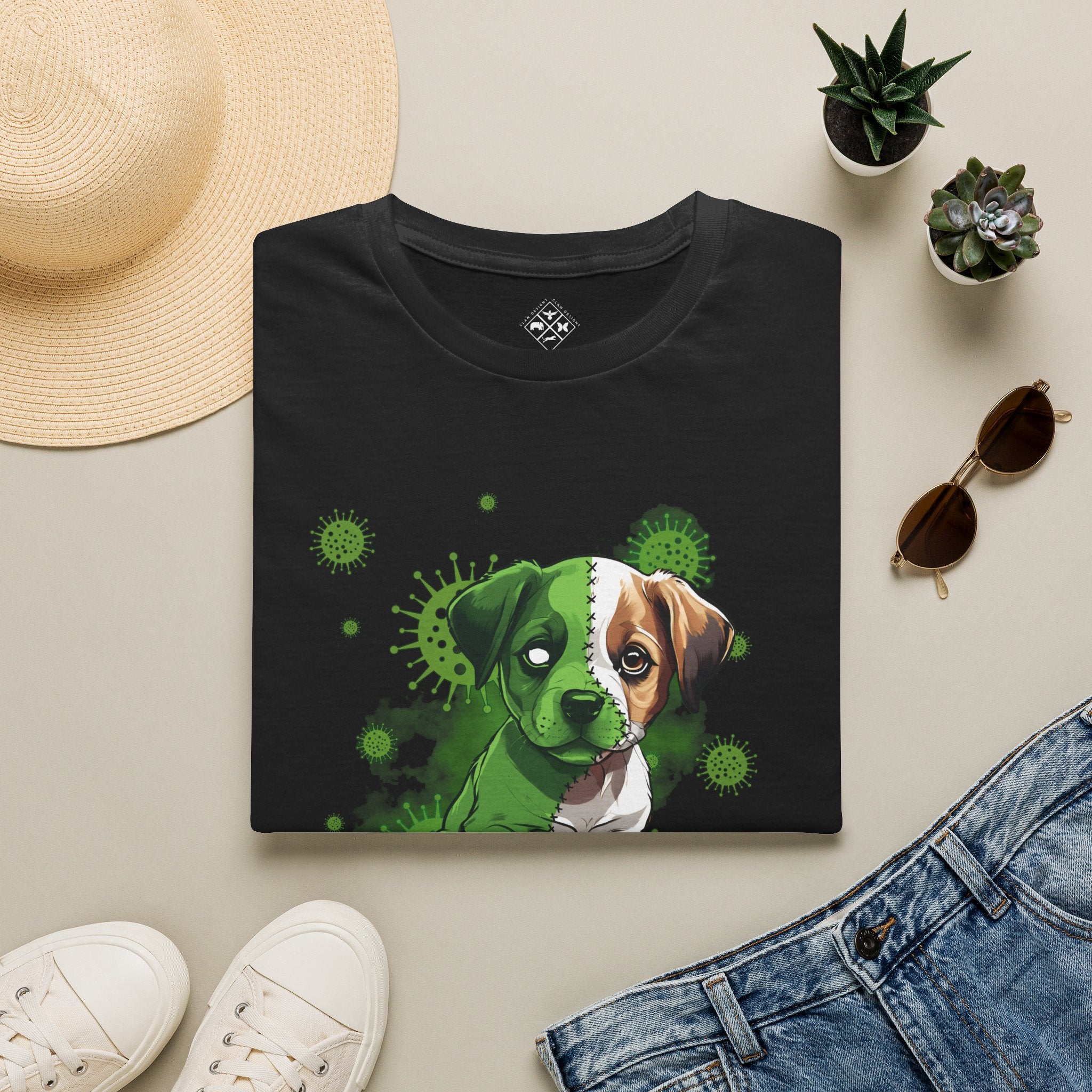 Camiseta personalizada de Cachorro Zombi