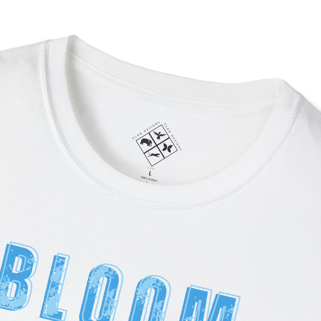 Bloom with Grace Shirt, Elephant Floral Tee T-Shirt