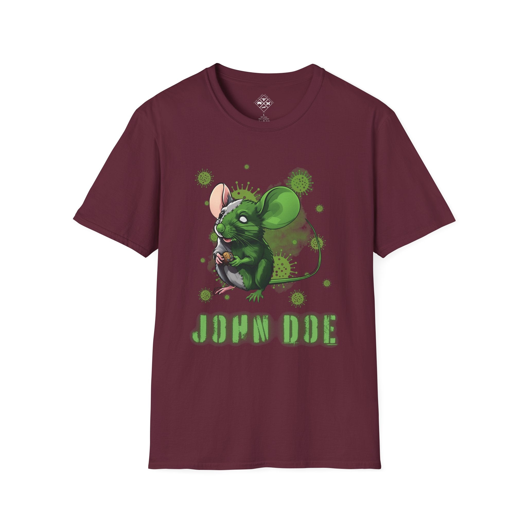 Camiseta personalizada de ratón bebé zombi