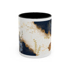 Floral Accent Coffee Mug 11oz